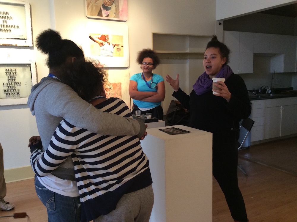 Talking with artist Alisha Wormsley.