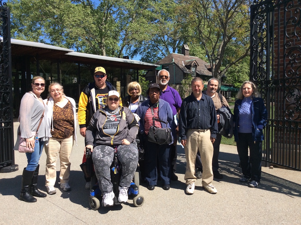 The group outside of The Frick.